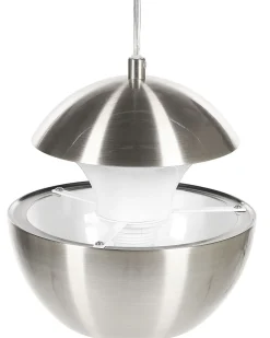 Candeeiro De Teto Em Metal Prateado Bojana