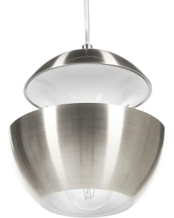 Candeeiro De Teto Em Metal Prateado Bojana