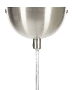 Candeeiro De Teto Em Metal Prateado Bojana