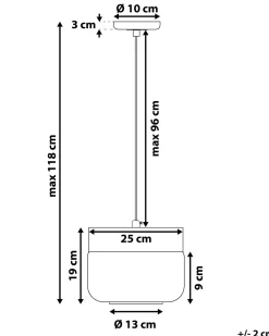 Candeeiro De Teto Em Metal Preto Com Vidro Murray