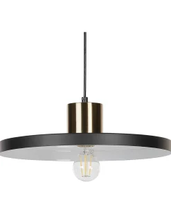 Candeeiro De Teto Em Metal Preto Bogan