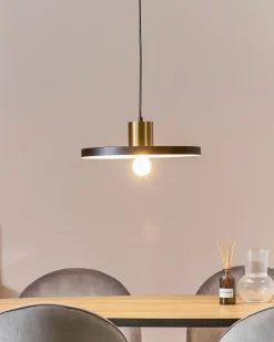 Candeeiro De Teto Em Metal Preto Bogan