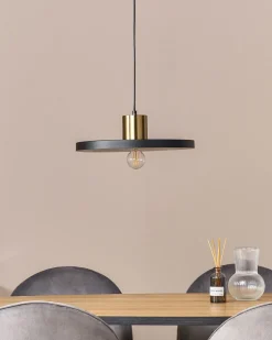 Candeeiro De Teto Em Metal Preto Bogan