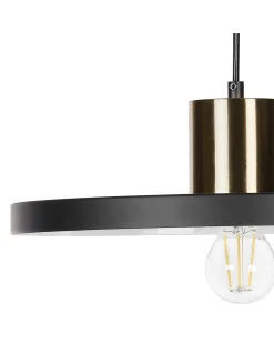 Candeeiro De Teto Em Metal Preto Bogan