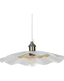 Candeeiro De Teto Em Metal Branco Phils