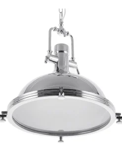 Candeeiro De Teto Em Metal Cromado Ebron