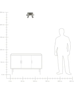 Candeeiro De Teto Em Metal Prateado 4 Luzes Bonte