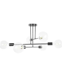Candeeiro De Teto Em Metal Preto Kidane