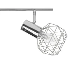 Candeeiro De Teto Em Metal Prateado Chenab