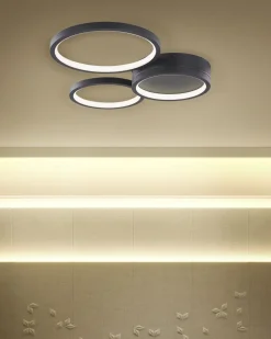 Candeeiro De Teto Em Metal Preto Agnat