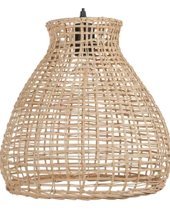 Candeeiro De Teto Em Rattan Cor Natural Sakeni