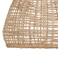 Candeeiro De Teto Em Rattan Cor Natural Sakeni