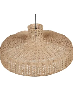 Candeeiro De Teto Em Rattan Cor Natural Tamarin