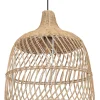 Candeeiro De Teto Em Rattan Cor Natural Pangani