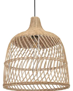 Candeeiro De Teto Em Rattan Cor Natural Pangani
