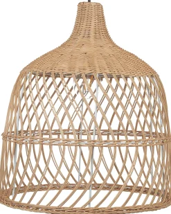 Candeeiro De Teto Em Rattan Cor Natural Pangani