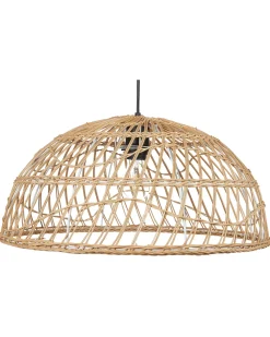 Candeeiro De Teto Em Rattan Cor Natural Ravine