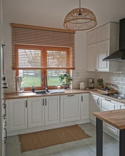 Candeeiro De Teto Em Rattan Cor Natural Ravine