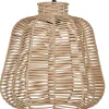 Candeeiro De Teto Em Rattan Cor Natural Ramena