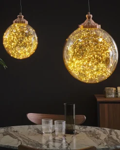 Candeeiro De Teto Em Vidro Cobre Beni S