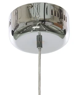 Candeeiro De Teto Em Vidro Prateado Beni L