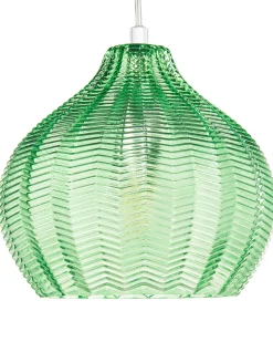 Candeeiro De Teto Em Vidro Verde Keila