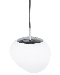 Candeeiro De Teto Em Vidro Branco Liffel