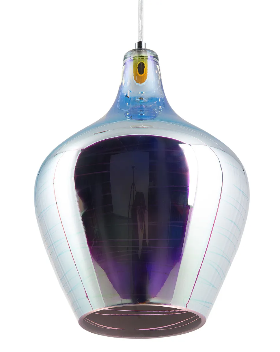 Candeeiro De Teto Em Vidro Cromado Sangone