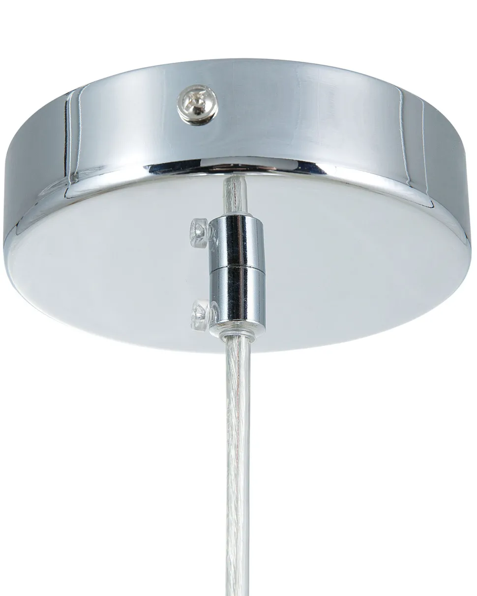 Candeeiro De Teto Em Vidro Cromado Sangone