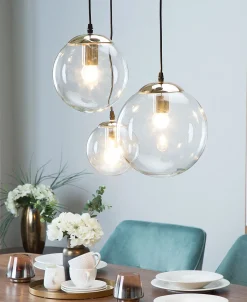 Candeeiro De Teto Em Vidro Ladon