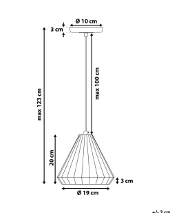 Candeeiro De Teto Em Vidro E Metal Em Cor Cobre Japura