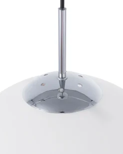 Candeeiro De Teto Em Vidro Branco Barrow S