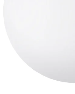 Candeeiro De Teto Em Vidro Branco Barrow S