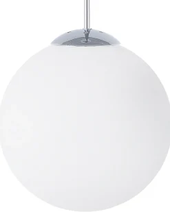 Candeeiro De Teto Em Vidro Branco Barrow L