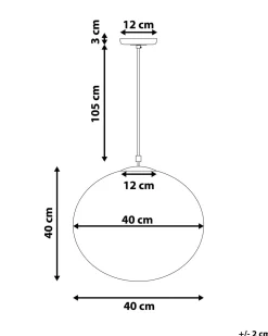 Candeeiro De Teto Em Vidro Branco Barrow L