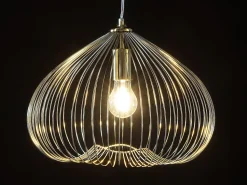 Candeeiro De Teto Geometrico Dourado Tordino