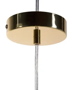 Candeeiro De Teto Geometrico Dourado Tordino