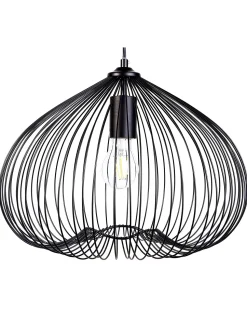 Candeeiro De Teto Geometrico Preto Tordino