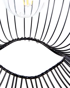 Candeeiro De Teto Geometrico Preto Tordino