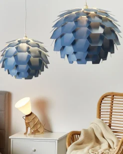 Candeeiro De Teto Grande Azul Segre