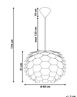 Candeeiro De Teto Grande Azul Segre