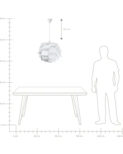 Candeeiro De Teto Grande Branco Segre
