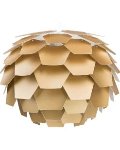 Candeeiro De Teto Grande Dourado Segre