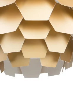 Candeeiro De Teto Grande Dourado Segre