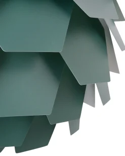 Candeeiro De Teto Grande Verde Escuro Segre