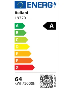 Candeeiro De Teto Led Em Metal Preto Atrek