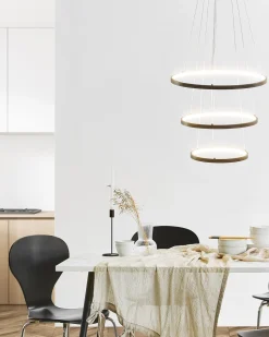 Candeeiro De Teto Led Em Metal Preto Atrek