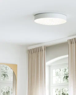 Candeeiro De Teto Led Em Metal Branco Arli