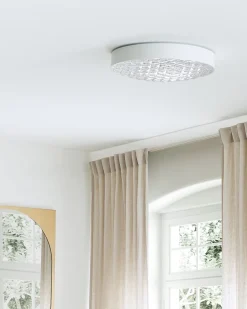 Candeeiro De Teto Led Em Metal Branco Arli