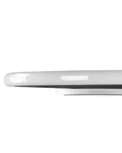 Candeeiro De Teto Led Em Metal Preto E Branco Zami